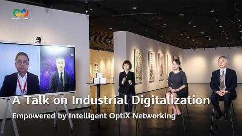 A Talk on the Industrial Digitalization empowered by Intelligent OptiX Networking