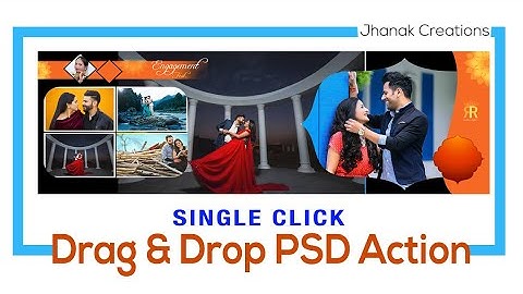 Drag and Drop Script | Drag and Drop PSD | How to create magic PSD | Photoshop Cc @jhanakcreations13