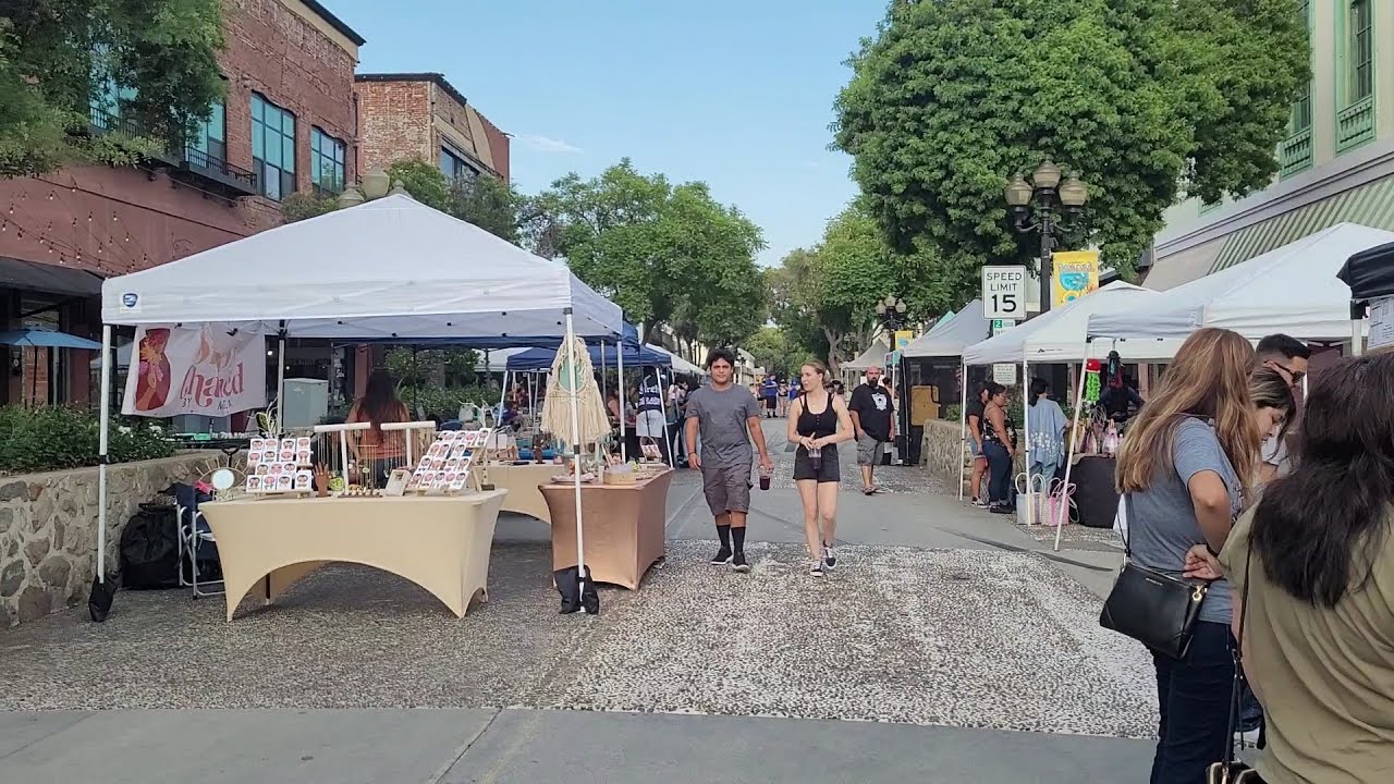 Walking tour of the Pomona Arts Walk | Rhythm and blues concert | Pomona California