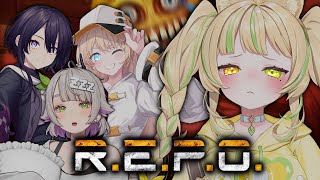 【 R.E.P.O.】完全初見で友達と流行ってるホラゲしてみる【#お座敷てれび｜#座敷わらび  】