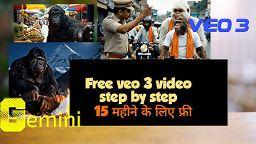 Google VEO 3| AI video Generator free for 15 month|Gemini Ai| VEO3