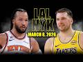 Los Angeles Lakers Vs New York Knicks Full Game Highlights March 8 2026 NBA Season Los Angeles Lakers Vs New York Knicks Full Game Highlights March 8 2026 NBA Season
