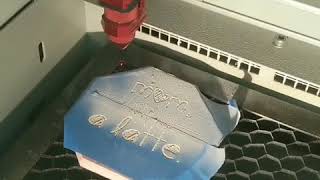 How to laser engrave marble coasters