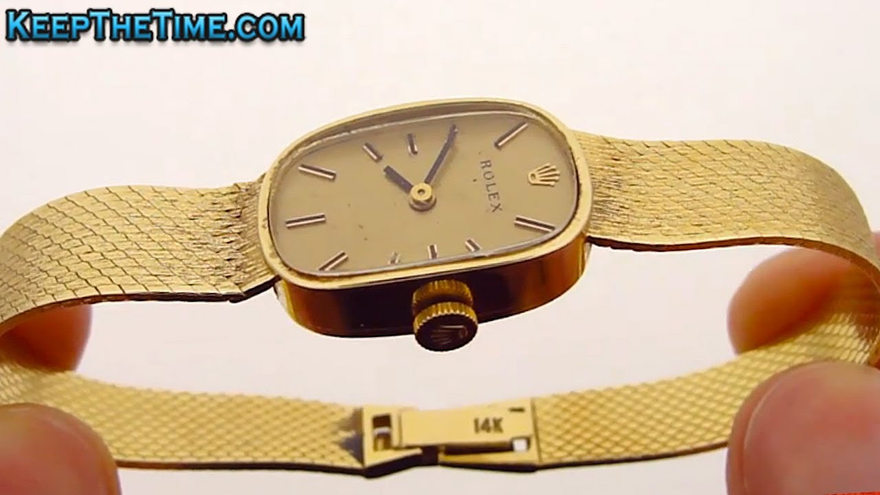 vintage gold women's rolex