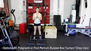 Pregnant Devils Press Burpee Box Step Ups