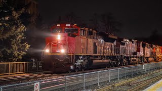 [4K!] (CN GE C40-8 2028!) CN Train M314 Southbound at Richmond Hill GO