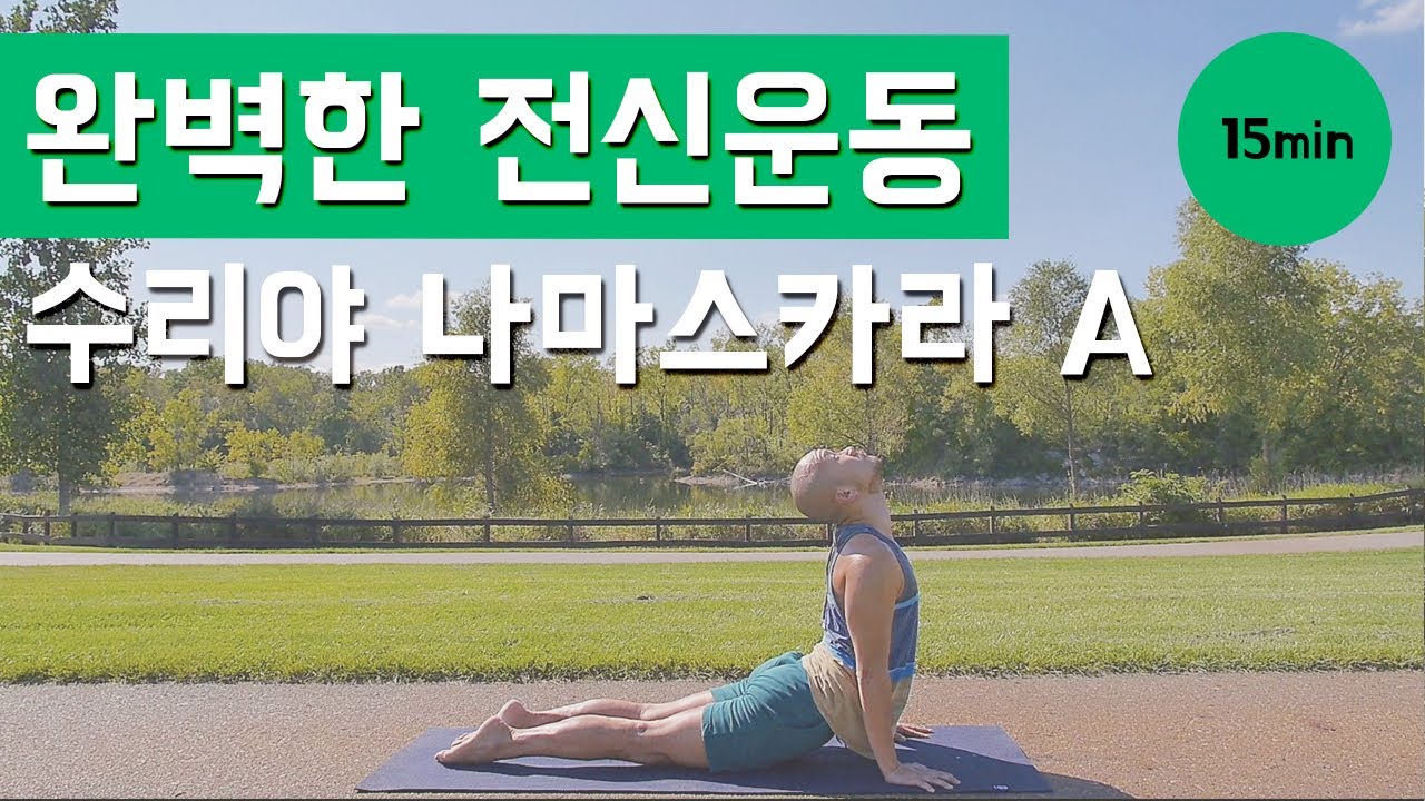 온몸을 덥히는 간단한 요가 루틴 수리야 나마스카라 A(태양경배자세 A · Surya Namaskar A · Sun Salutation A) | 15분 기초 요가 | 요가소년 101