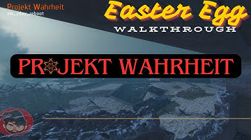 Zombies Custom Map Projekt Wahrheit (Easter Egg Walkthrough)