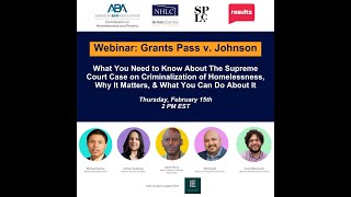 Johnson v  Grants Pass Webinar 2 15 2024