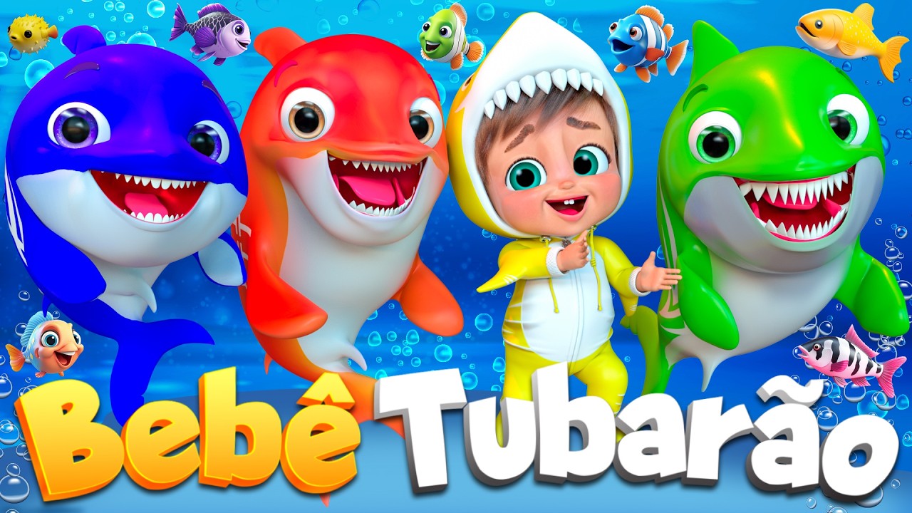 Aventura do Bebê Tubarão  @SuperLucaPortugues #rimasinfantis #musicasinfantis