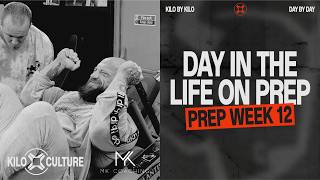 Day in the Life on Prep (All Meals / Training) Prep Week 12