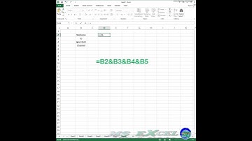 Combine Text from Multiple Cells - Excel Quick Tips