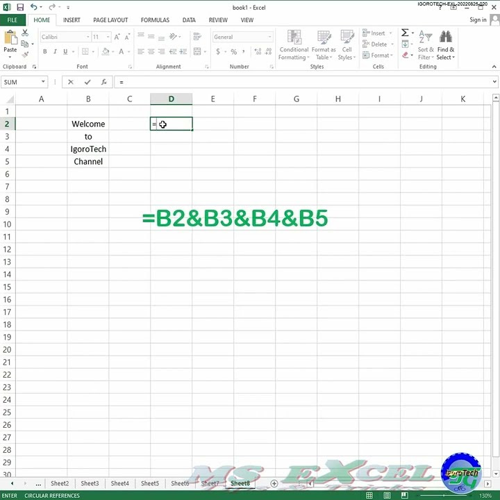 Combine text from multiple cells excel quick tips youtube