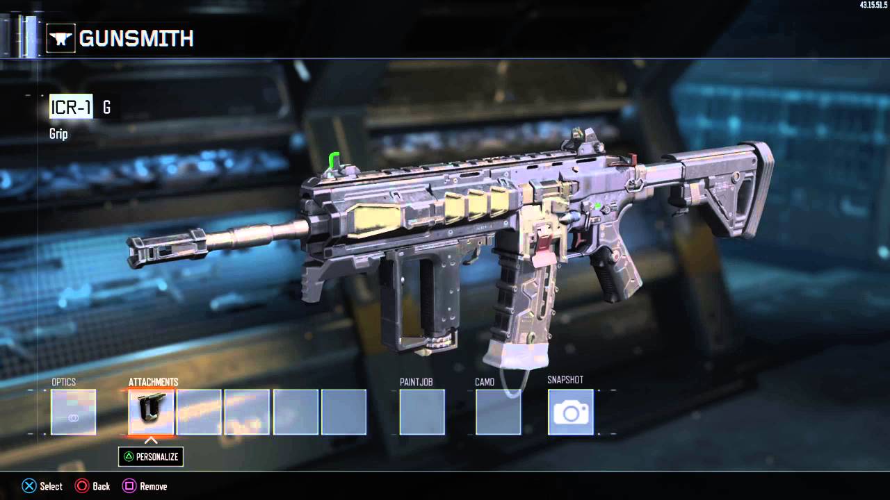 Call Of Duty Black Ops 3 Icr 1 Grip Variant Youtube