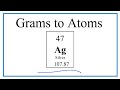 Converting Grams to Atoms