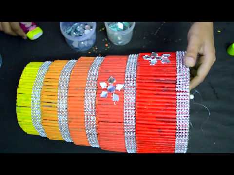 Diwali Diy | Simple Method To Make Jhoomar With Newspaper | Diwali Decoration Ideas