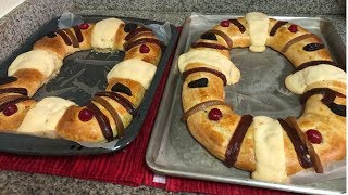 ROSCA DE REYES, DOS RELLENOS DIFERENTES Y QUEDA ESPONJADITA*