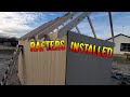 Building a Water Well House | Rafters and OSB Roof