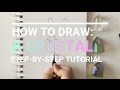 How to Draw: A Crystal | Talk Through Tutorial