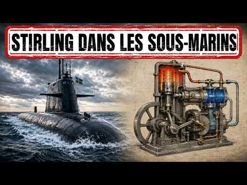 Le moteur Stirling silencieux qui a permis aux sous-marins de disparaître