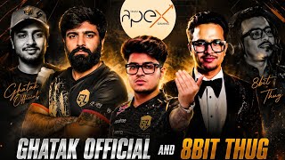 GHATAK &amp; 8BIT THUG BLESS JONNY 🔥 | APEX GAMING NEW ORG🖤👑