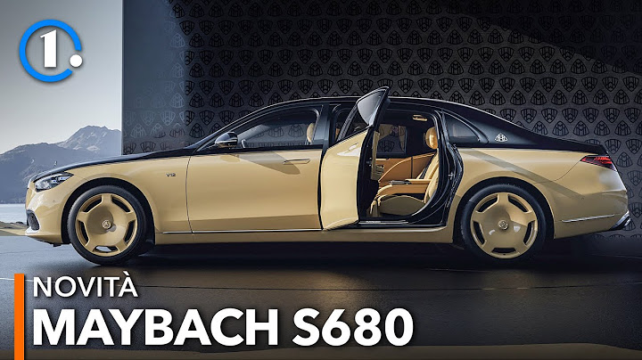 L'auto tedesca più LUSSUOSA di sempre | Mercedes Maybach S680 Virgil Abloh