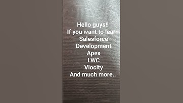 Learn Salesforce Development or Vlocity Development #salesforce #apex #vlocity #lwc