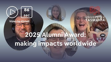 2025 Alumni Award: making impacts worldwide