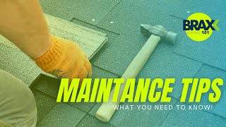 Roofing 101 Roofing Maintenance Tips