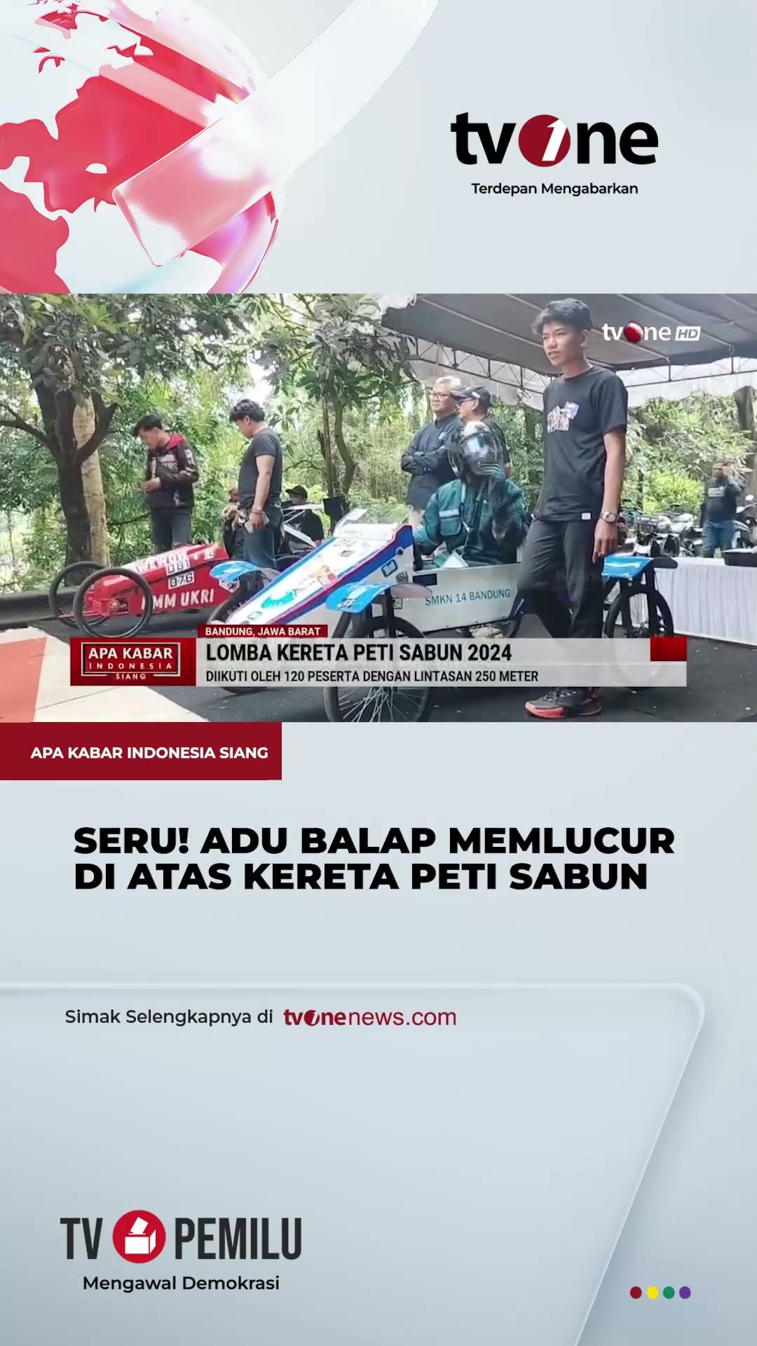 Keseruan Lomba Balap Peti Sabun di Bandung | tvOne