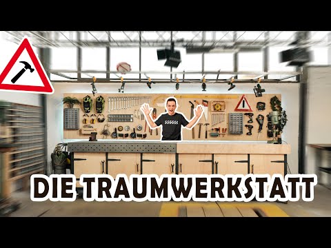 Wir bauen unsere TRAUMWERKSTATT | Real Life Halle #1