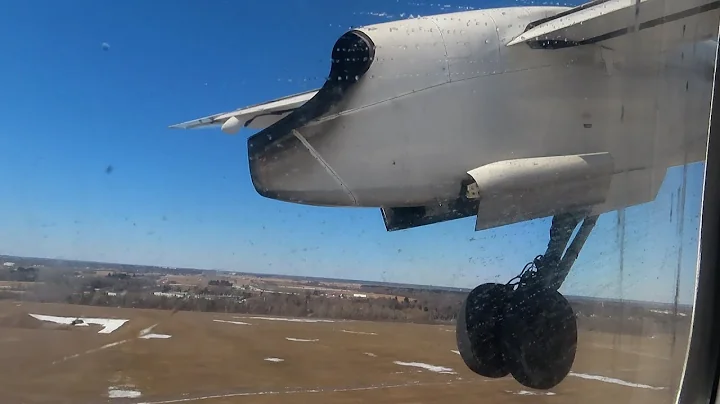 SHORT TAKEOFF | Air Canada Express Bombardier Dash 8 Q400 Takeoff at Ottawa International Airport
