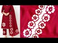 Cutwork Sleeves/Trouser/Daman design ✨Beautiful Cutwork By Sewing Machine ✨ Machine Embroidery Ideas