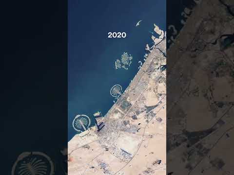 #dubai Evolution 1990 To 2021 Time-lapse | #shorts #youtubeshorts