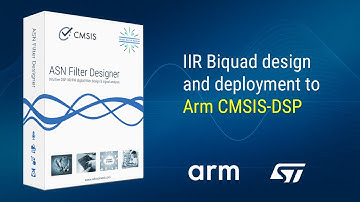 IIR biquad filter design and deployment to Arm CMSIS-DSP | ASN Filter Designer