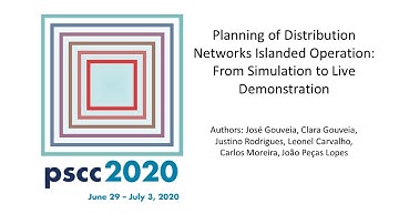 Planning of Distribution Networks Islanded Operation: From Simulation to Live Demonstration
