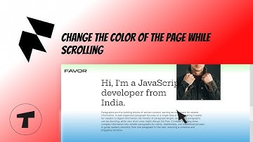 Framer tutorial : Change colour of page while scroll