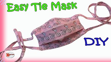 HOW TO MAKE  FACE MASK WITH FILTER POCKET/ FACE MASK SEWING TUTORIAL/ HOW TO SEW FACE MASK WITH TIES