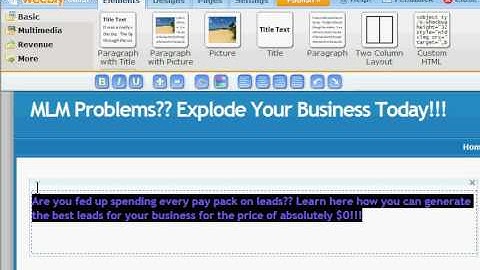 Creating a capture page with autoresponder