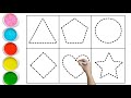 Shapes song for kids, learn 2d shapes, colors for toddlers | Preschool Learning | part. 416 , 369