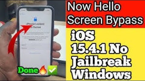 [windows] XgRiNdA Tool Bypass Hello  IOS 15 without jailbreak with SN change on windows
