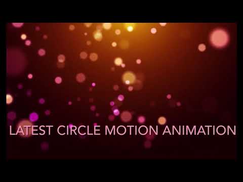 Latest Circle motion animation background(Royalty Free dot Graphical Cinematic footage 4k)Free Vlog