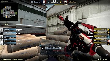 CS:GO POV Demo G2 Apex (24/15) vs Dignitas (de_cache)