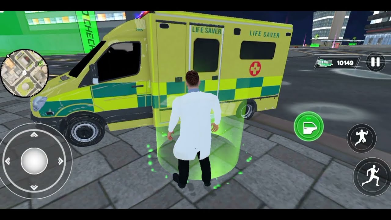Ambulance 🚑 car driving simulator | critical condition patients