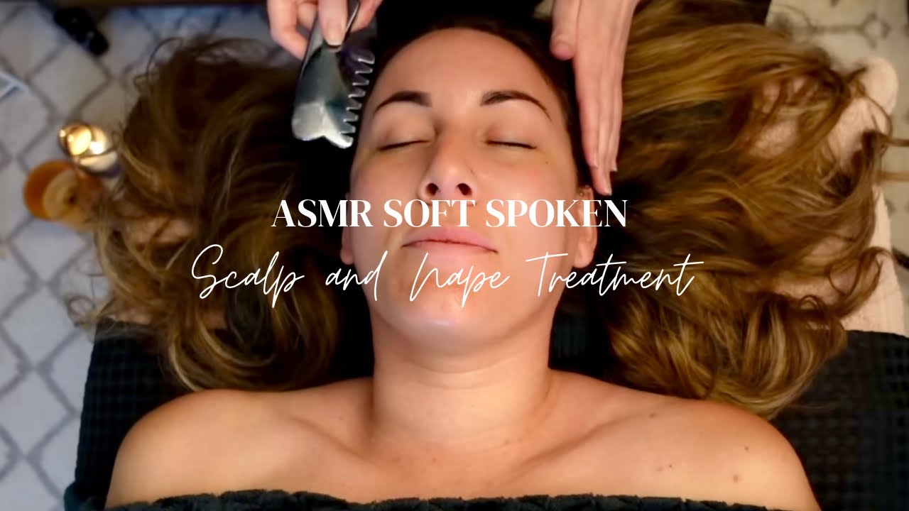 ASMR The Perfect Treatment to help you sleep! | Scalp Scaling, Nape Care & Aromatherapy Massage.