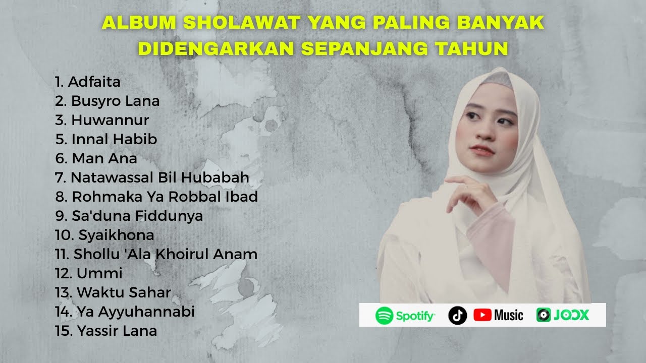 Sholawat Merdu Yang Paling Banyak Didengarkan