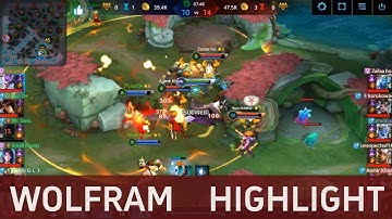 WHAT A CRAZY TEAM FIGHT - WOLFRAM HIGHLIGHT - HEROES EVOLVED