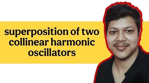 Superposition of two collinear harmonic oscillations having same frequency Wave and optics lec:4
