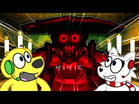 👻😔 PLAYING THE MIMIC CHAPTER 4!! // Roblox Mimic Part 1 - BiliBili