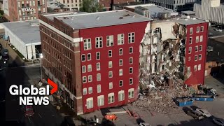 Iowa building collapse: 8 people rescued as search efforts continue